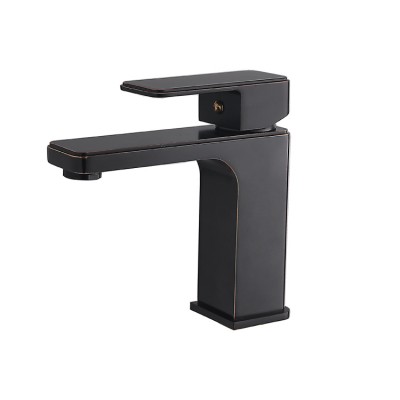 Black bathroom mixer sink mixer black washbasin tap mixer faucet DP7101B